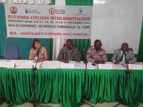 Psychiatrie à Bobo- Dioulasso : Les huitièmes journées inter-hospitalières ont ouvert leurs ports