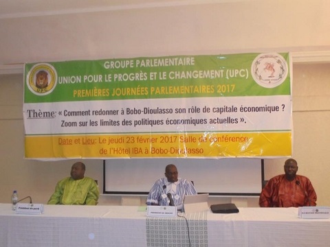 Journées parlementaires de l’UPC : La question de la relance économique de Bobo-Dioulasso au cœur des débats.