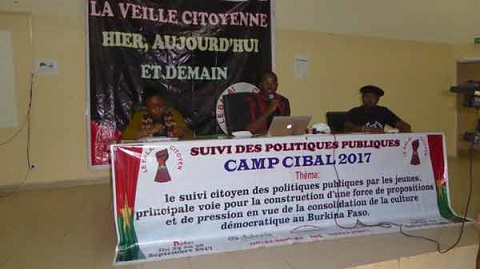 Camp Cibal 2017 :  Pour une participation active des jeunes au processus démocratique
