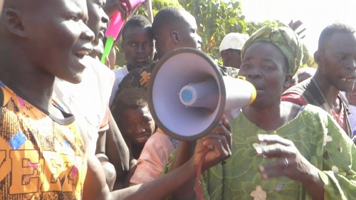 Manifestation de colère à Sidéradougou : La population exige le bitumage de la nationale 11 