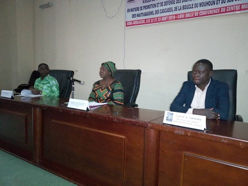 Bobo-Dioulasso : Des OSC sensibilisées sur leur rôle en matière de promotion et de défense des droits humains