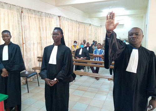 Cour d’appel de Bobo-Dioulasso : Trois nouveaux notaires prêtent serment