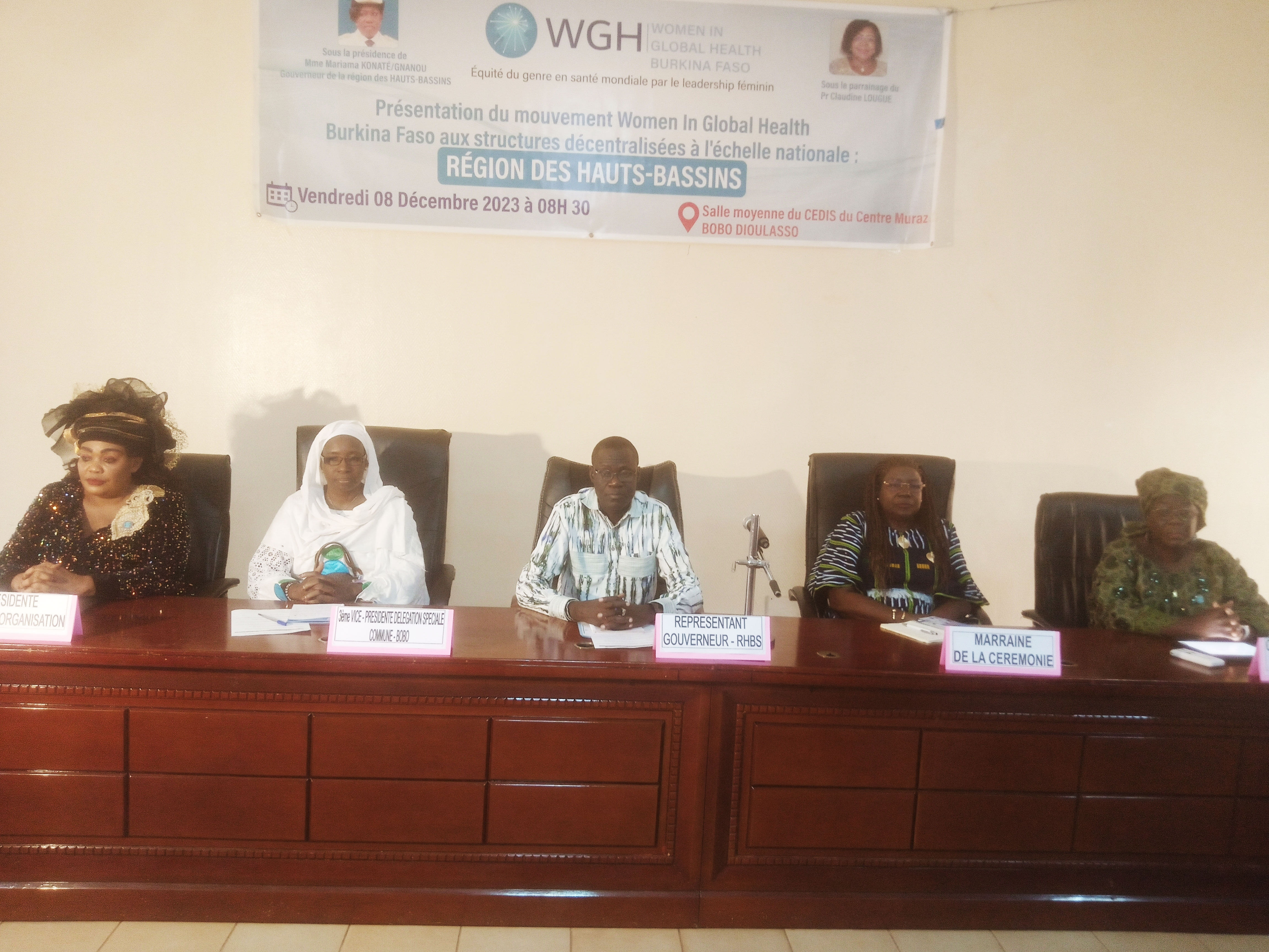 Burkina / Santé : Les femmes des Hauts-Bassins invitées à intégrer le mouvement Women in Global Health 