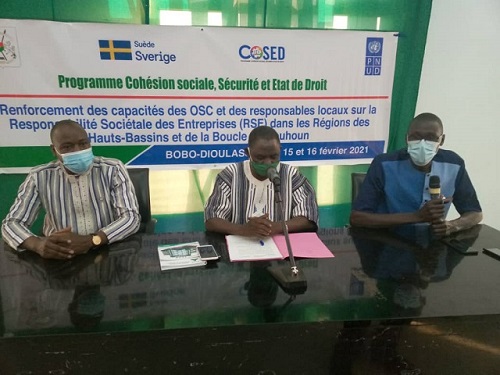 Cohésion sociale au Burkina : Le PNUD outille des acteurs pour une meilleure cohabitation entre les communautés et les entreprises minières