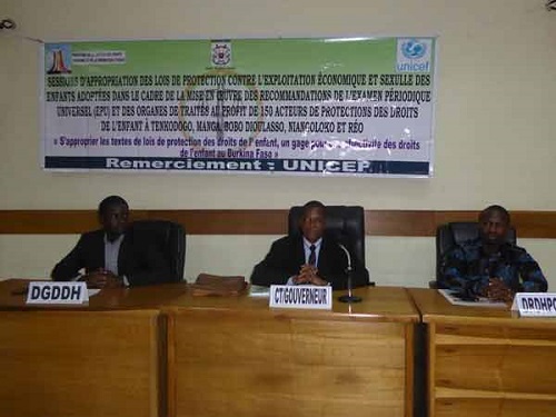 Exploitation des enfants : Session d’appropriation des lois de protection à Bobo-Dioulasso