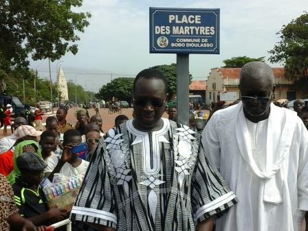 Bobo-Dioulasso : La place de la mairie baptisée Place des Martyrs