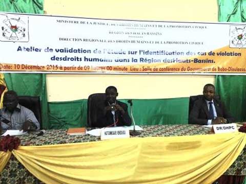 Bobo-Dioulasso : Bientôt des données fiables sur les violations des droits humains